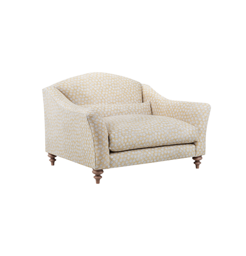 Glamorous Lounging with Orla Sofa's Sweeping Arm Design