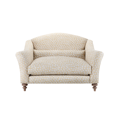 Glamorous Lounging with Orla Sofa's Sweeping Arm Design
